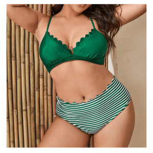 비키니 섹시한 프린트 두 조각 수영복