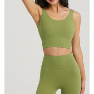 고정 컵 U 자 모양 수집 스포츠 브라