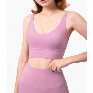 정밀한 U 자 모양 수집 스포츠 브라